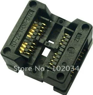 

100% NEW OTS-20-1.27 SOP20 SOIC20 IC Test Socket / Programmer Adapter / Burn-in Socket (OTS-20-1.27-01)