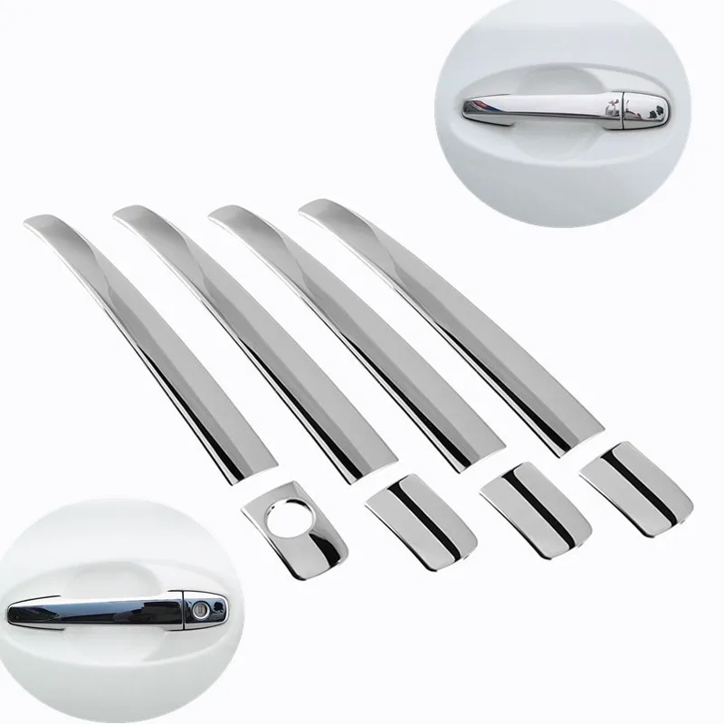 

FUNDUOO Stainless Steel Door Handle Cover Pad For Toyota Avensis T270 2009 2010 2011 2012 2013 2014 2015 2016 2017 Car Styling