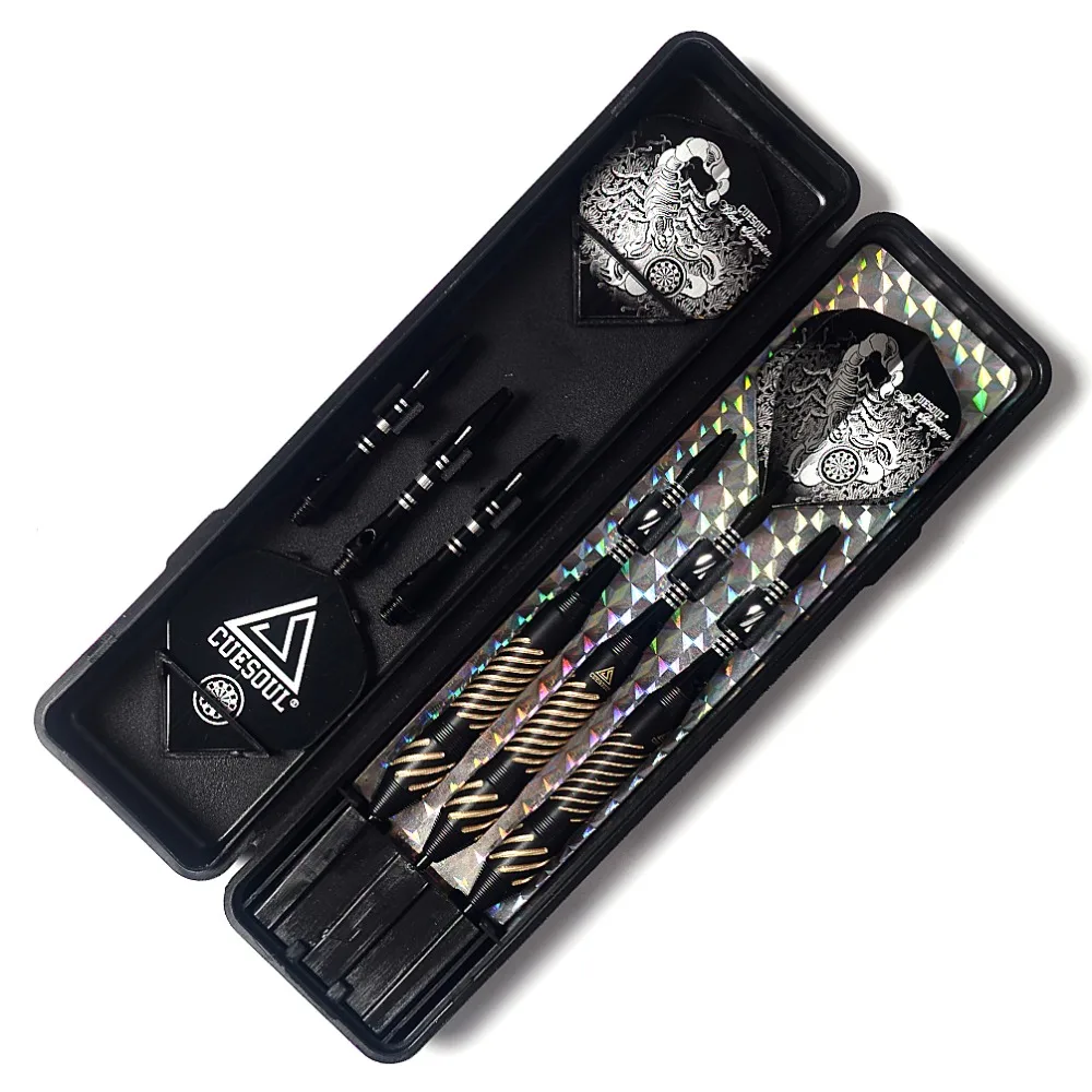CUESOUL Black Scorpion 24 gram Steel Tip Darts Set - AliExpress 18
