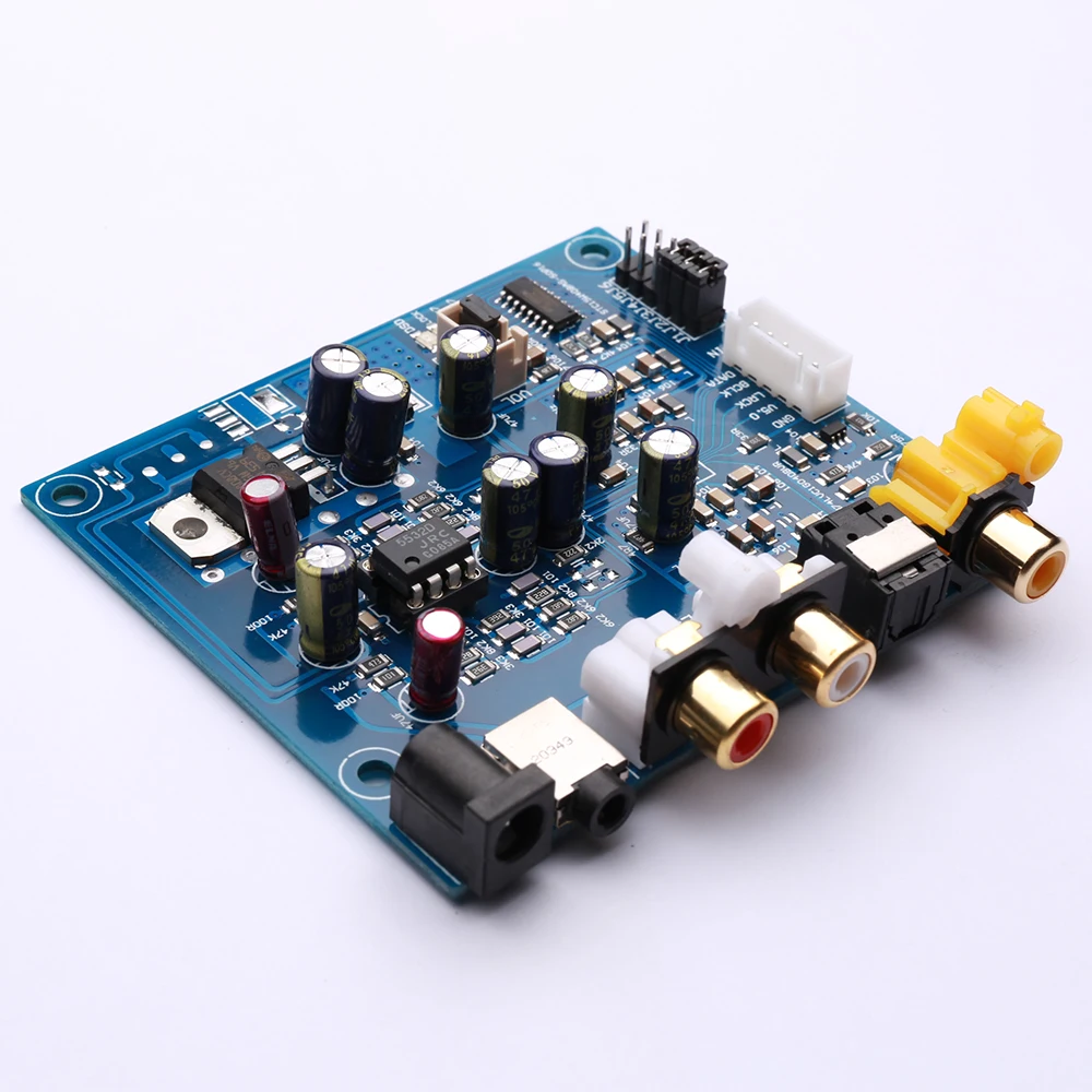 KGUSS M7A JRC55320 ES9038Q2M I2S DSD Optical Coaxial Input Decoder DAC Headphone Output Audio amplifier Board