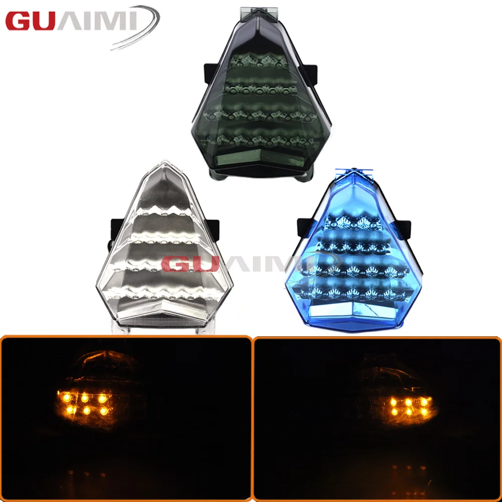 for Yamaha YZF R6 2006 2007 YZFR6 Motorcycle Rear Taillight LED Stop Light Motocicleta Turn Signal Indicator Integrated Lights