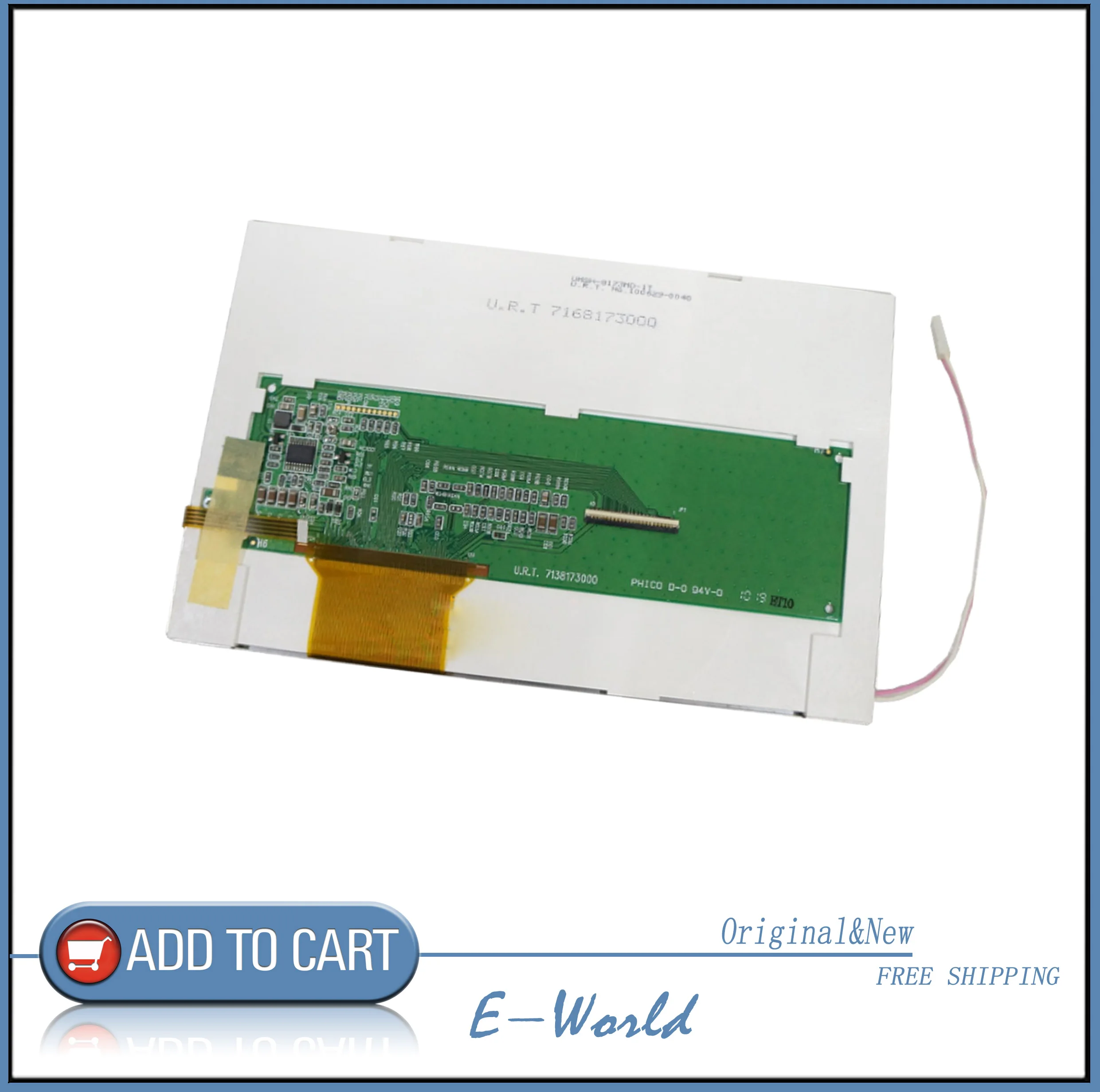 Original 7inch LCD screen with Touch screen UMSH-8173MD-1T U.R.T NO.100629-0039 U.R.T 7168173000 free shipping