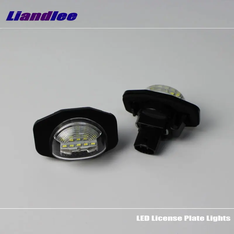 Liandlee Car License Plate Lights For Toyota Alphard Vellfire GGH20 2008-2015 Auto Number Frame Lamp Bulb LED Accessories