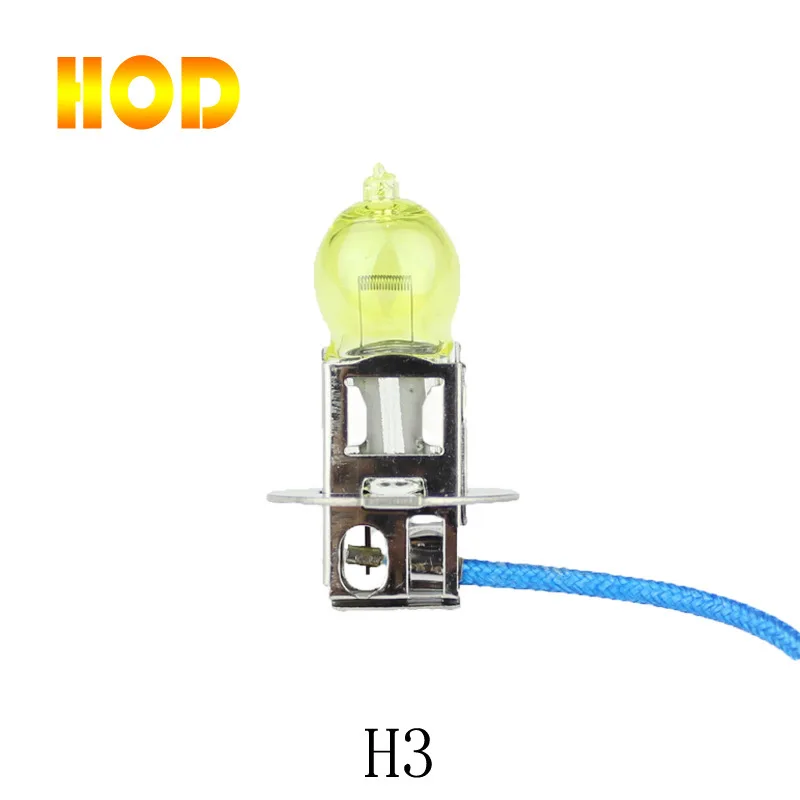 

2Pcs H3 Xenon Super White Yellow HALOGEN 100W HOD LIGHT BULB Fog CAR HEADLIGHTS FOG LIGHT FREE SHIPPING