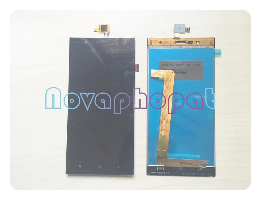 Novaphopat For Highscreen Boost 3 / Boost 3 pro LCD Display Touch Screen Digitizer Glass Sensor Full Assembly Replacement