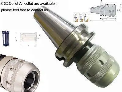 

New BT50 C32 110L Power Collet Chuck Holder strong and Multi lock milling chuck