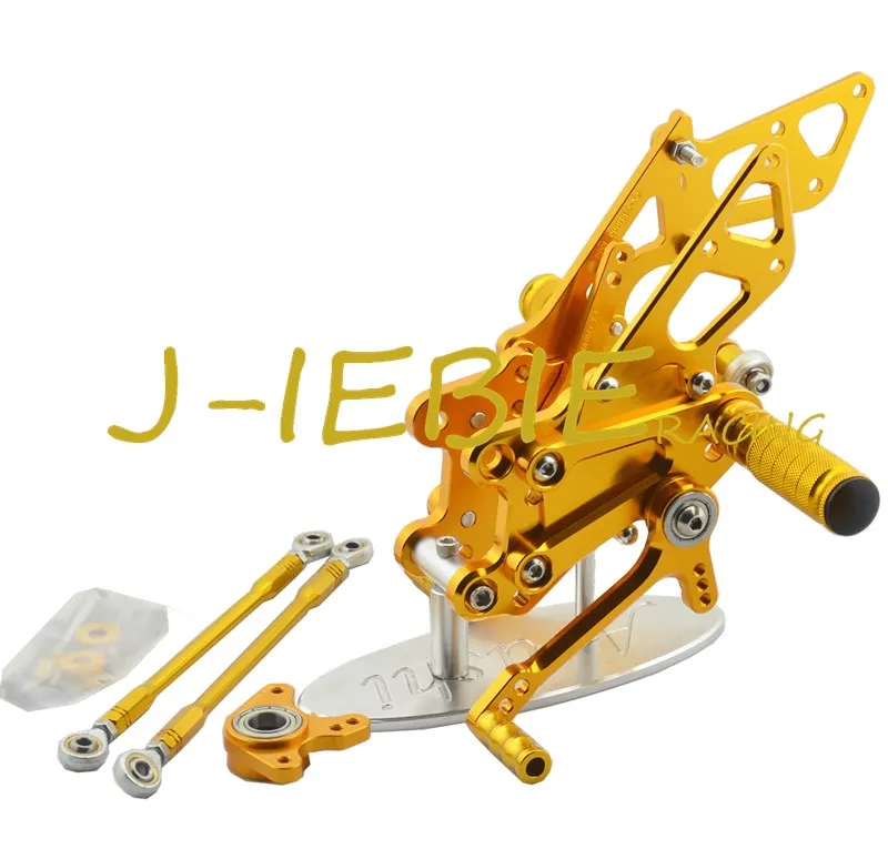 

CNC Racing Rearset Adjustable Rear Sets Foot pegs Fit For Honda CBR600RR 2003-2006 CBR1000RR 2004 2005 2006 2007 GOLD