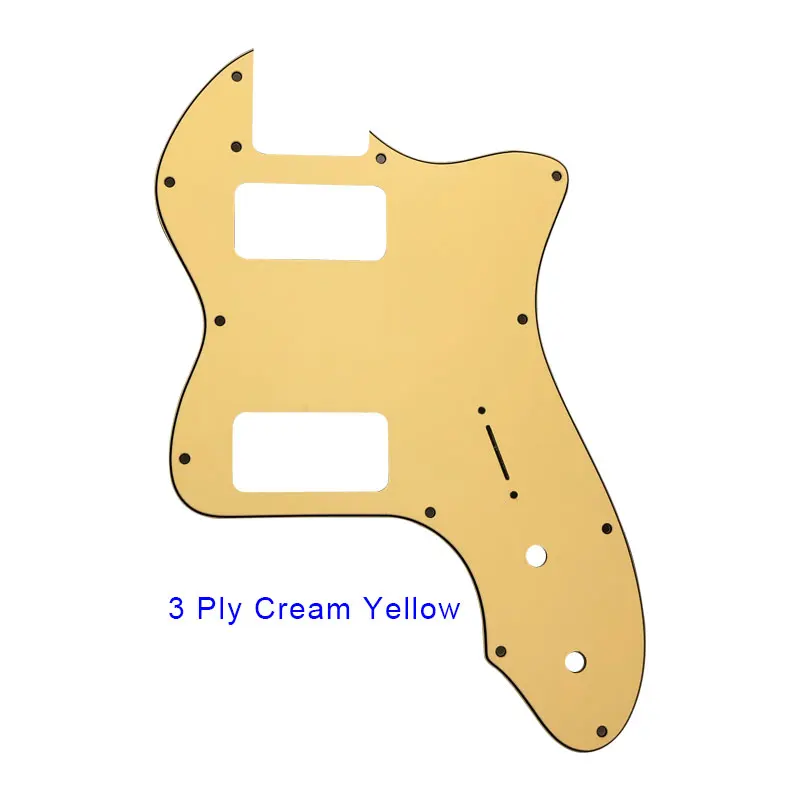 Fei Man Pickguard For Fender Classic Guitar, Guitar Parts, Scratch Plate With TV Jones Humbucker, 72 Thinline