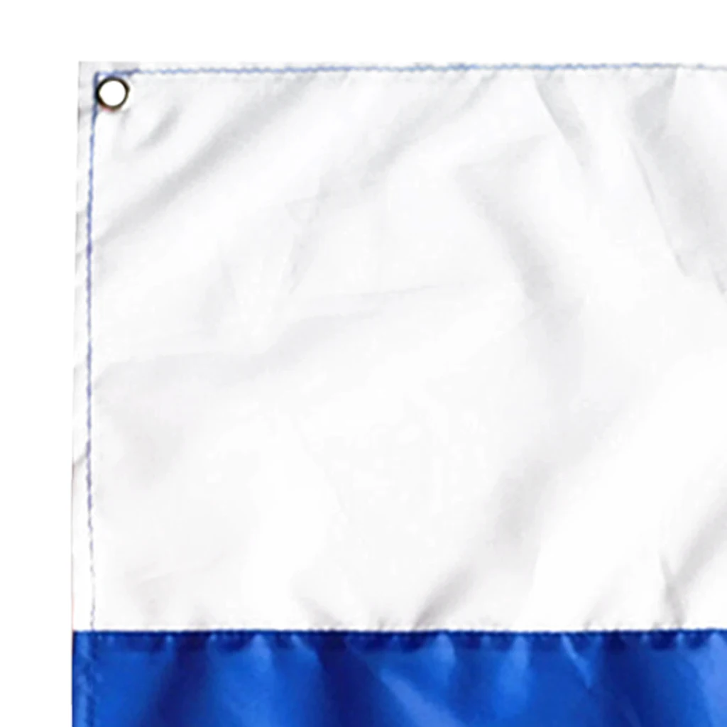 50x35cm Duiken Dive Boat Alpha Vlag Nationale Banner Internationale Teken Polyester Taffeta