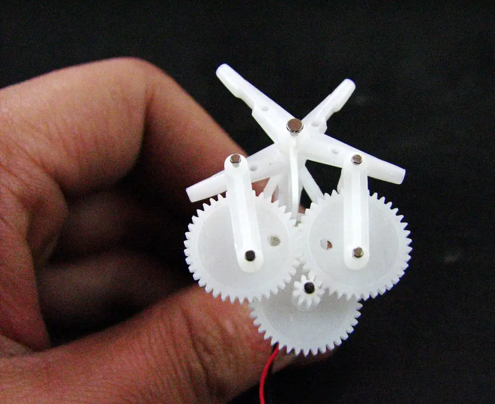 DIY Micro aerial vehicle Ornithopter Gear group gear reduction unit with 6mm motor