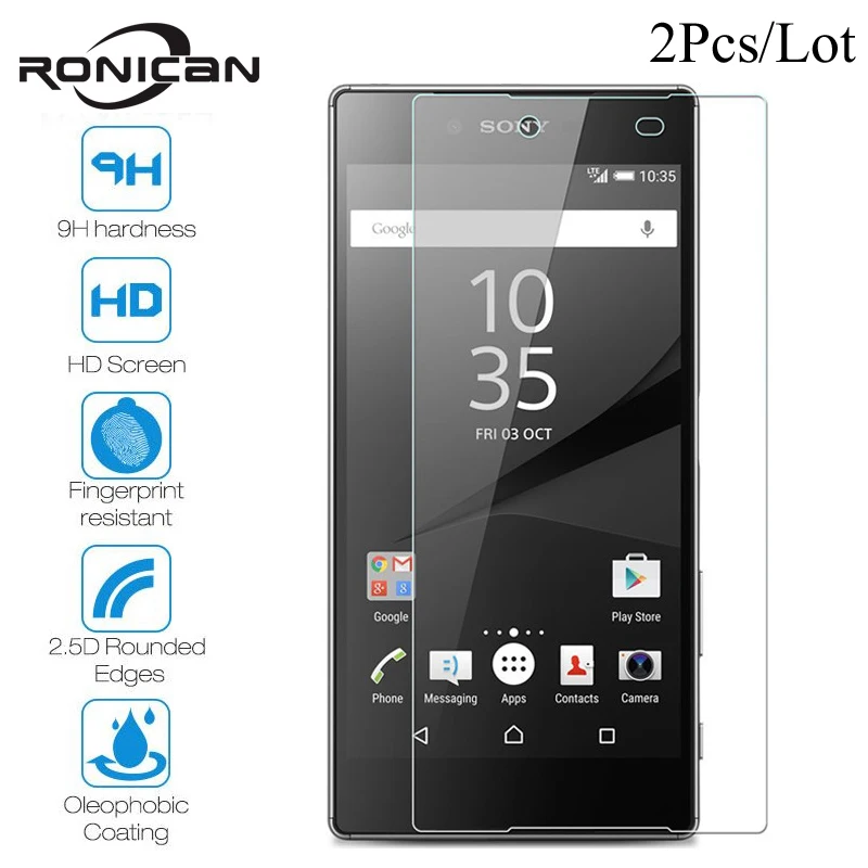 

2PCS Z5 Premium Screen Protector 9H Tempered Glass For Sony Xperia Z5 Premium Dual E6833 E6853 E6883 Z5P plus Protective Glass