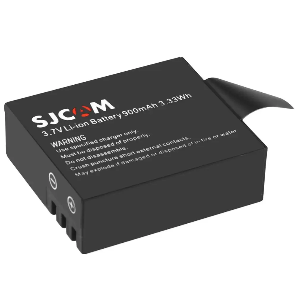 2pcs Replacement 900mAh SJCAM sj4000 battery for M10wifi / SJ4000 / SJ4000wifi / SJ5000wifi / SJ5000x Elite Sports Action Camera