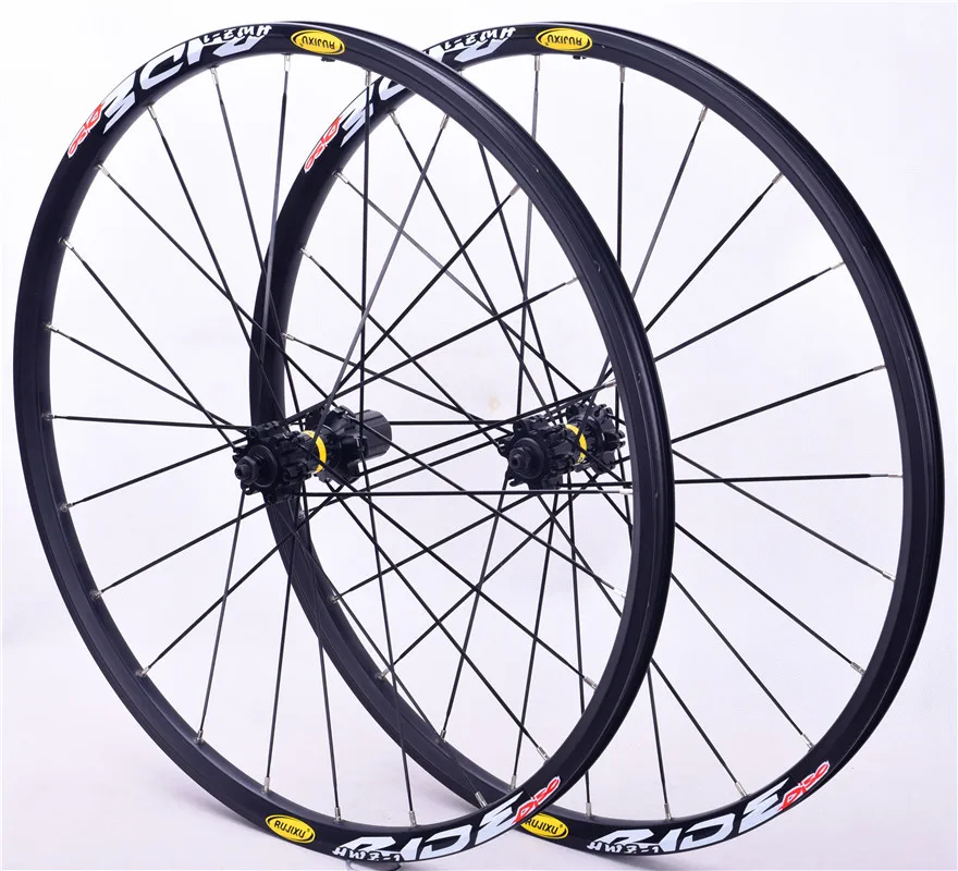 Wheelset pull straight front 2 rear 3 bearing CROSSDTXT mountain bike bicycle wheel set 26 27.5 29 inches