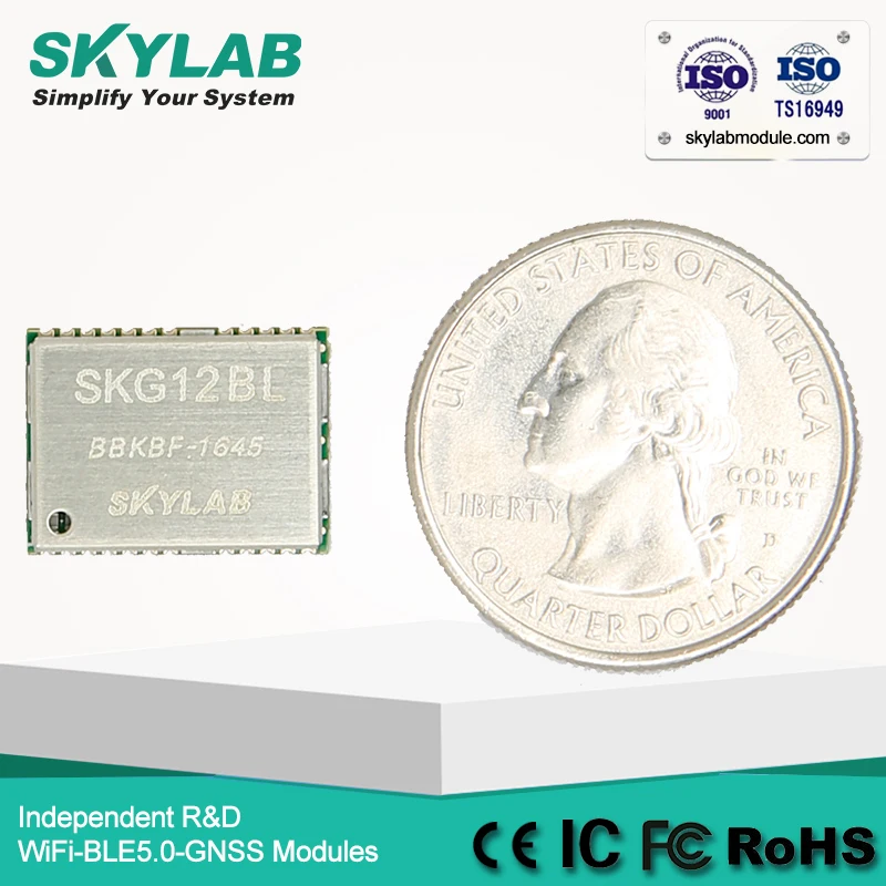 

SKYLAB SKG12BL Aiding EPO/EASY high performance low price MT3337 ROM GPS receiver engine module