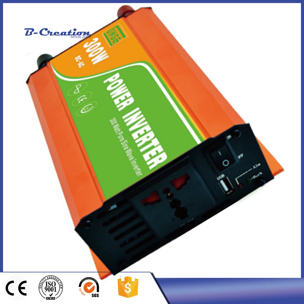 Foot power 300W DC/AC Inverter Converter Pure Sine Wave Power Inverter Converter DC 12V/24V to AC220V 50HZ for TV/Computer