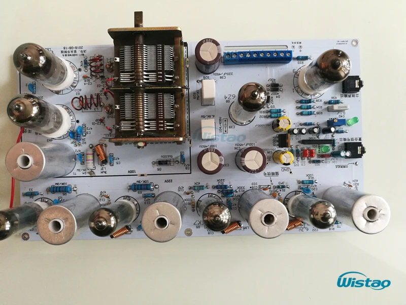 IWISTAO Tube FM Stereo Radio Tuner Finished PCBA  Preamplifier Version No Including Power Transformer HIFI Audio 110V/220V DIY