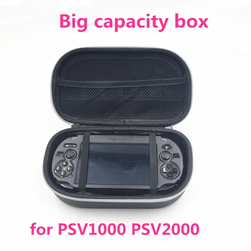 Large Capacity hard Travel Pouch Protective Cover Case For PSV1000 2000 Protective Box for PS VITA PSV 1000 2000 Hand Grip