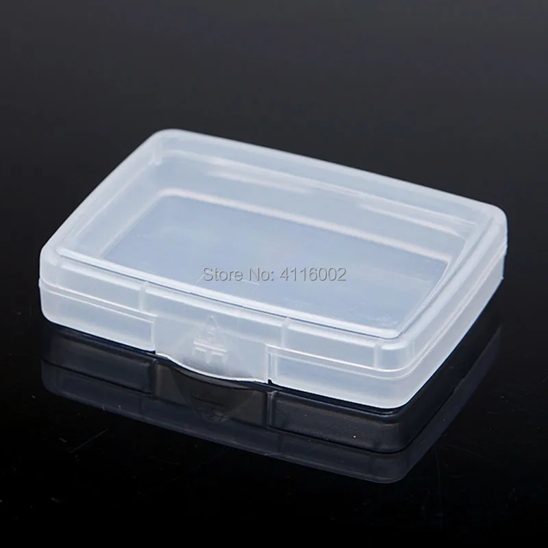 

200pcs 7.7*5.8*1.6cm Small PP Transparent Plastic Box Jewelry Storage Box Hardware Electronic Components Case