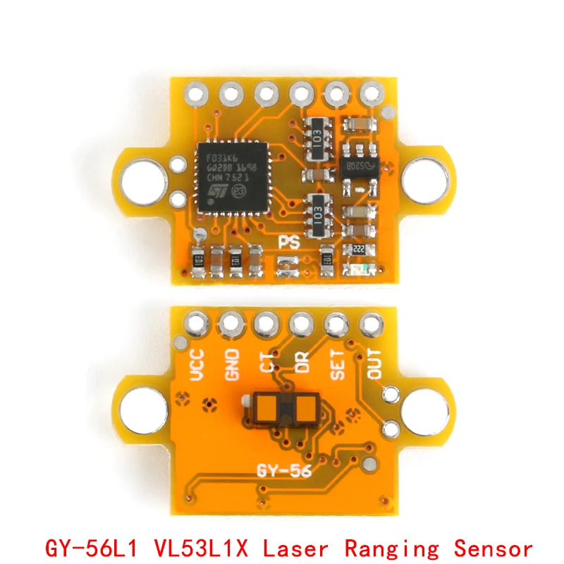 

1PCS GY-56L1 VL53L1X Laser Ranging Sensor Module ToF Distance Measurement I2C Serial Port Sensor Board