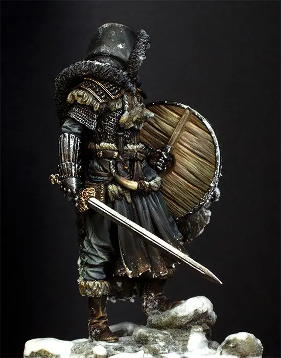 1/24 75mm Northern Wandering Knight 75mm   toy Resin Model Miniature resin figure Unassembly Unpainted