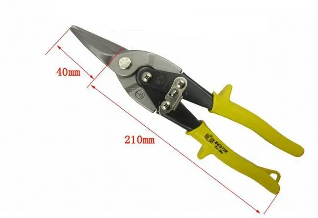 BESTIR taiwan CR-MO steel flat tip professional cutter for 0.8mm stainless steel or 1.2mm cold-rolled sheet NO.03131