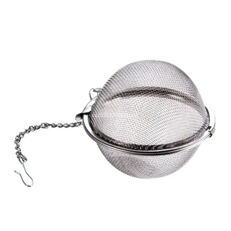 

200pcs Locking Spice Tea Ball Shaped Strainer Mesh Infuser Filters Tea Infuser Tools Stainless Steel Sphere Free Shipping