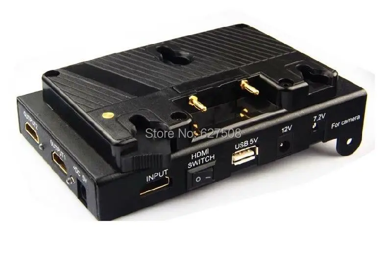 Lanparte Anton Bauer Gold Mount Battery Charger HDMI Splitter Power +BMCC Cable for 130Wh Video VCR