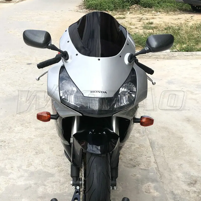 Motorcycle Double Bubble Windshield WindScreen Screen For 2002 2003 Honda CBR900RR CBR954RR CBR 900 954 RR 02 03 Fireblade Black