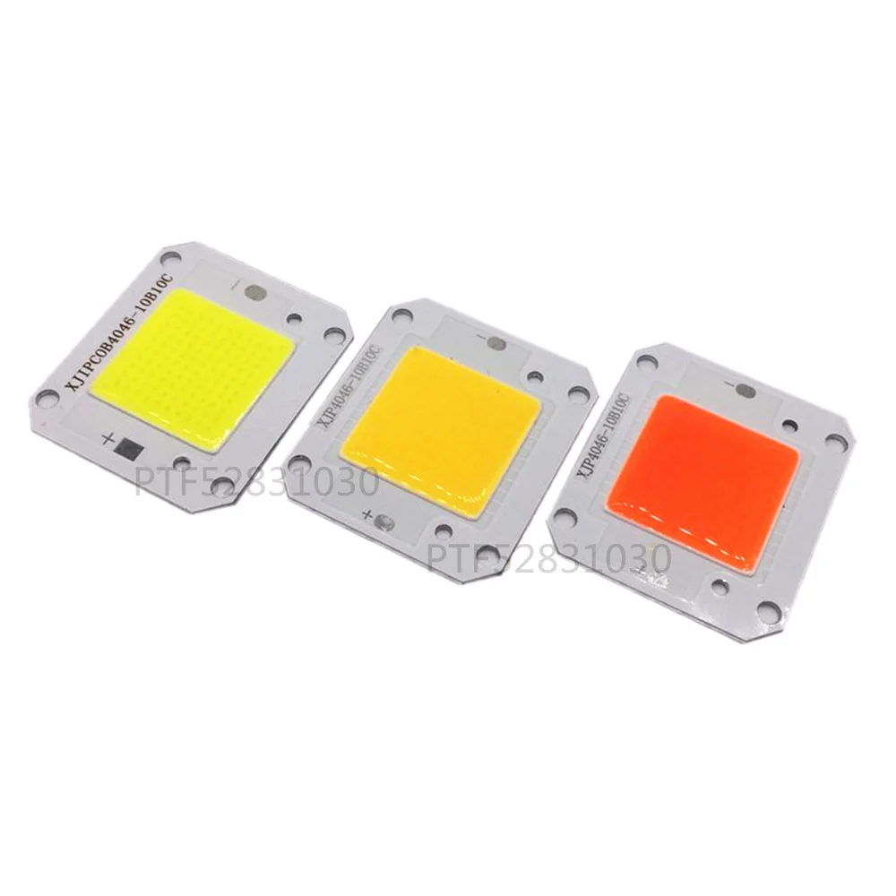 12V 32V  COB 30W 400-840NM/ Warm white /Cool white LED chip High Power For Solar battery or car Power work 1pcs