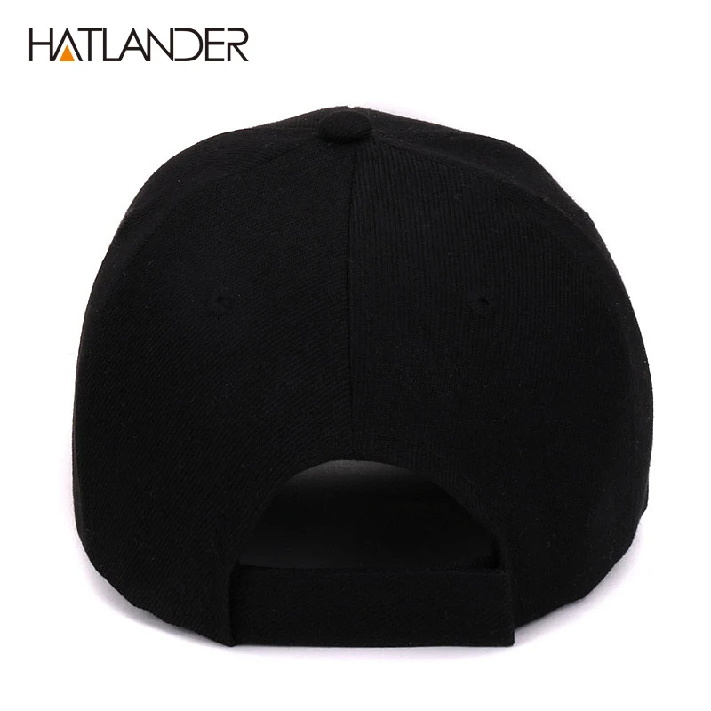 Hatlander-ブラックニューヨーク野球帽,調節可能なスポーツキャップ,カジュアル,ユニセックス