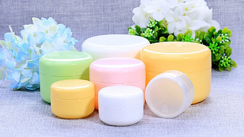 Bottiglie riutilizzabili da 100 g Crema per il viso da viaggio Lozione Contenitore cosmetico Vaso per trucco vuoto in plastica