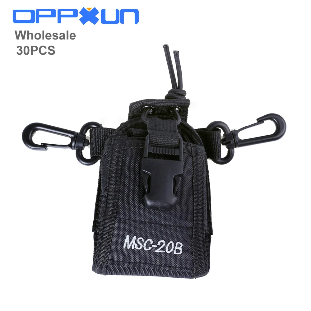 

OPPXUN For Baofeng Walkie Talkie Accessories MSC-20B holder Case radio bag for CB Radio Baofeng UV-5R UV-5RE UV-B5 888s Kenwood