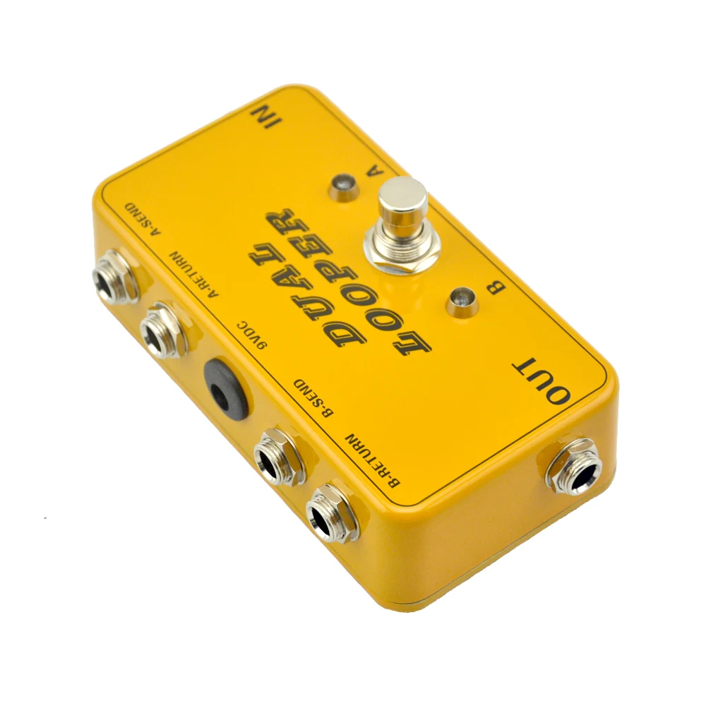 New LANDTONE AB Looper Effect Pedal Switcher for electric guitar pedal Orange foot switch