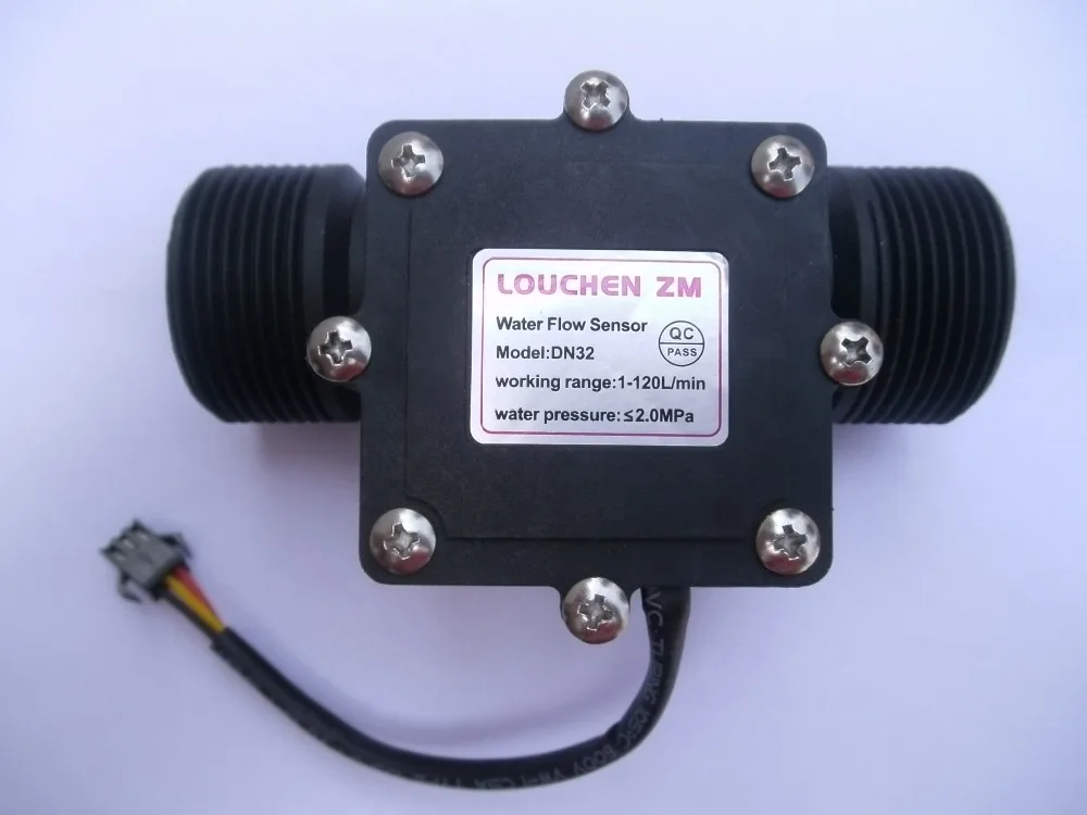 LOUCHEN ZM G1-1/4 "1.25 przepływu wody czujnik halla przełącznik miernik licznik przepływomierza 1-120L/Min
