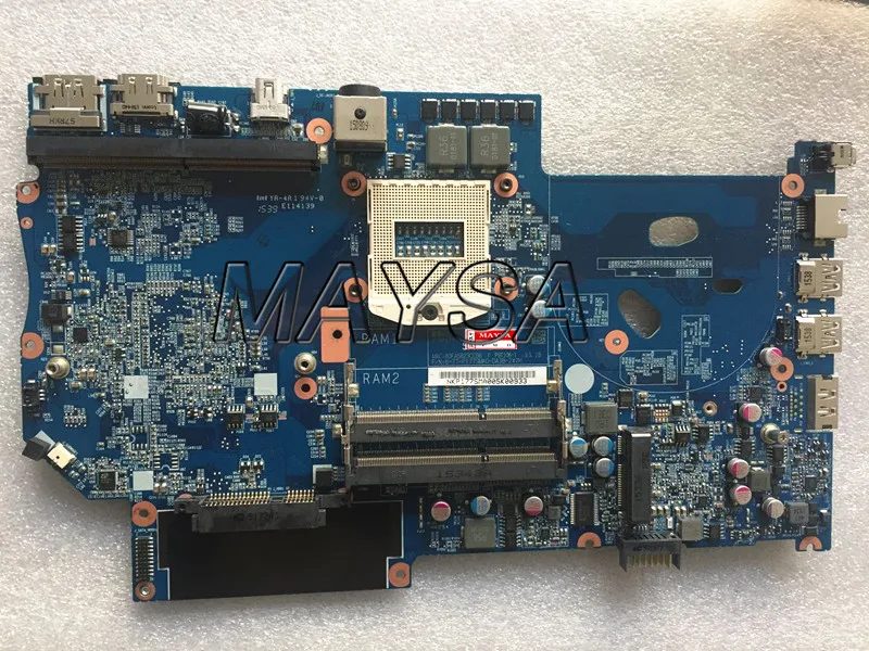 6-77-p177SMA0-DA3B-2 Laptop Motherboard FOR Hasee FOR Raytheon FOR CLEVO P177SMA Motherboard 6-71-P15S0-DA3B 100% tested ok