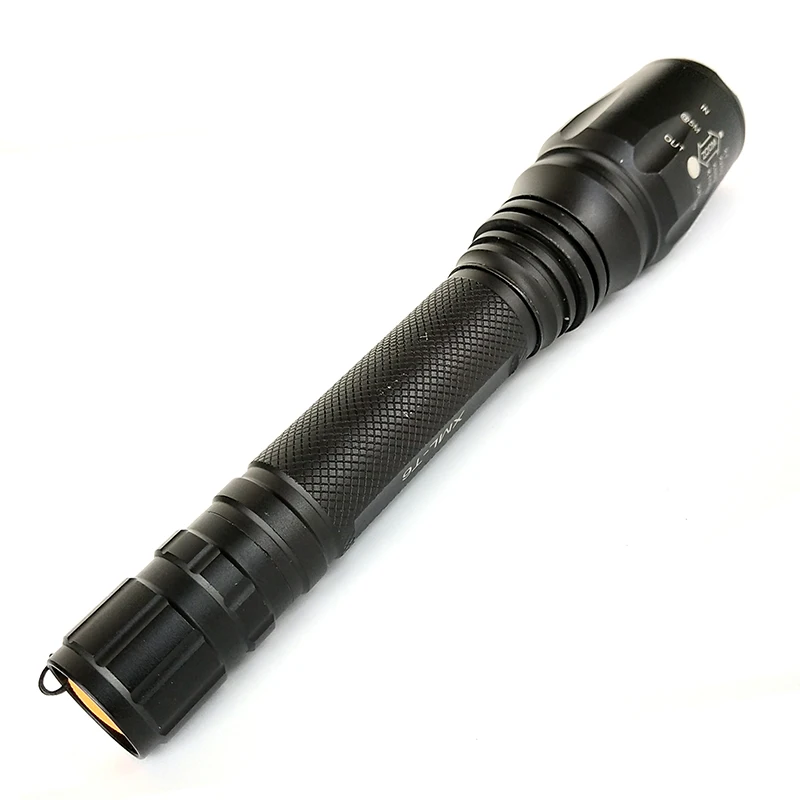 Litwod Z20V5 LED Flashlight Torch XML L2 T6 Zoomable Aluminum waterproof Tactical Flashlight Torch Linternas 2x Batteries