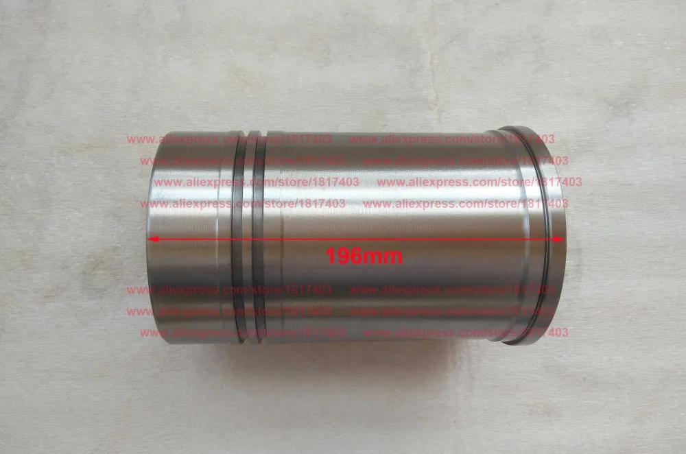 105-01005-1 Cylinder liner + 100-01007 Water sealing ring, Fujian Lijia engine parts, SL3105ABT, SL3105BT