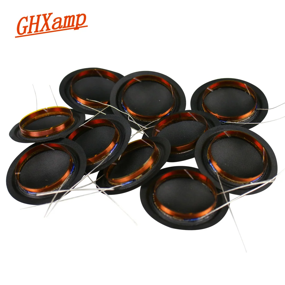 12PCS 25.5mm Same Side Silk Dome Tweeters Voice Coil 6OHM 8ohm Membrane KSV Universal 25.5 Core 100pcs