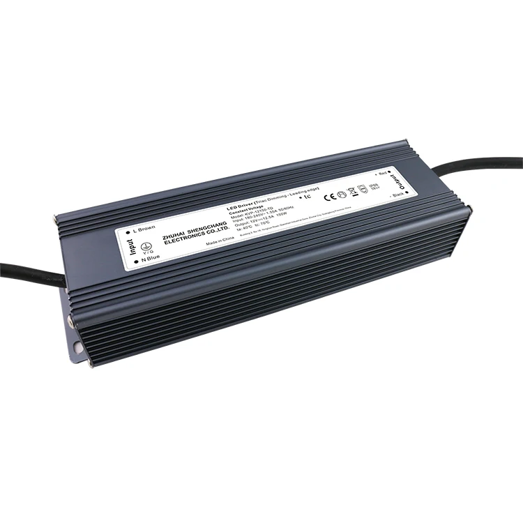 

12V 24V 150W Triac led driver dimmable led 24V waterproof power supply 12V light Transformer,PWM output,AC90-130V/180-250V input