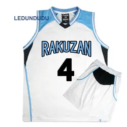 Japan Anime Basket Cosplay Rakuzan Schooluniformen Akashi Seijuro Heren Jersey Sportkleding T-Shirt Short Basketbal Kostuum Set