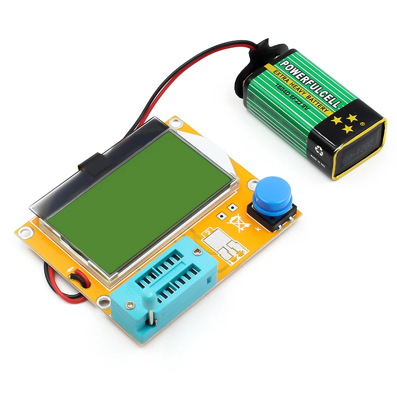 Imagem -05 - Digital Transistor Tester Diode Triode Capacitância Medidor Esr Mos Pnp Npn Lcr 12864 Tela Lcd Esr-t4