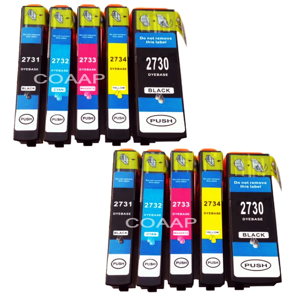 10x 273XL T2730 Ink Cartridge for Compatible EPSON XP-510 XP-600 XP-610 XP-620 XP-700 XP-710 XP-720 XP-800 XP-820 Printer