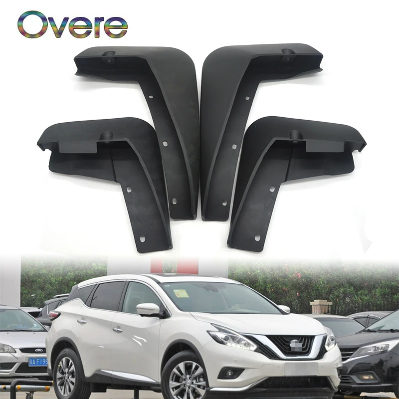 

OVERE Car Front Rear Mudguards For Nissan Murano Z52 2015 2016 2017 Car-styling Mudflaps Accessories Fenders 1Set/4Pcs Mud Flaps