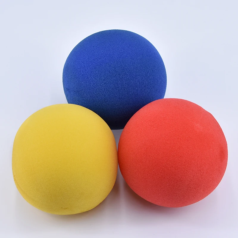 10pcs Super Sponge Ball (10cm,Red/Blue/Yellow Color Available) Magic Tricks For Appearing/Vanishing Magie Stage Illusion Gimmick