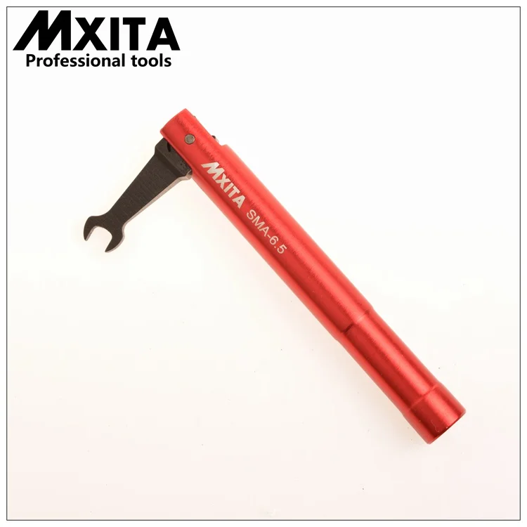 MXITA SSMA torque wrench RF connector opening 6.5MM electrommunication Coax Adapter convertor Straight goldplated spanner