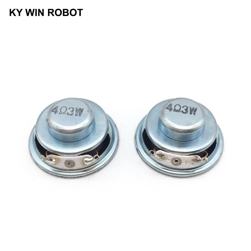 2PCS/Lot High Quality Speaker Horn 3W 4R Diameter 3.6CM 36MM Mini Amplifier Rubber Gasket Loudspeaker Trumpet thickness 17MM