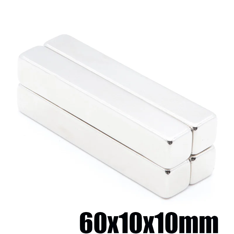 

5pcs 60x20x10 mm Rectangular Magnet 60*20*10 mm Suction Neodymium Magnets Sheet Neodimio Imanes Magneet Tape 60*20*10 mm