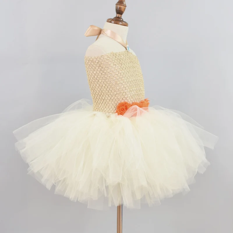 New Moana Tutu Dress For Girls Birthday Party Ivory Tulle Flower Girl Dresses Kids Halloween Cosplay Costume 1-12Y