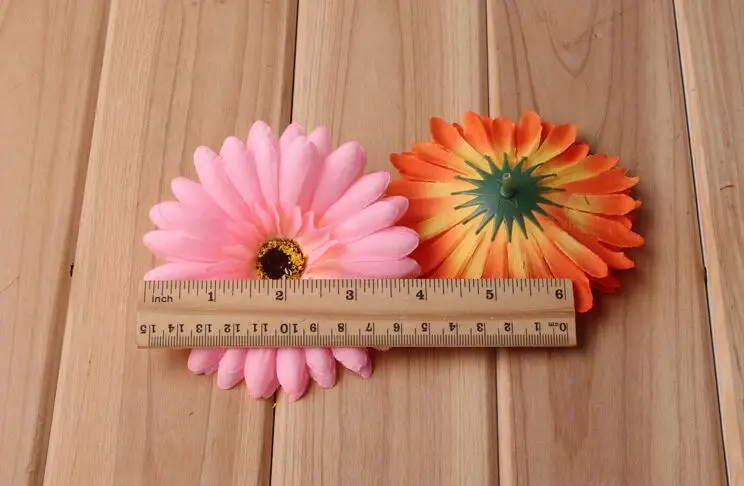 100 pcs/lot dia 10.5cm Artificial Chrysanthemum Silk Flower Heads artificial Wedding flower/Daisy flower Bouquet SF0709