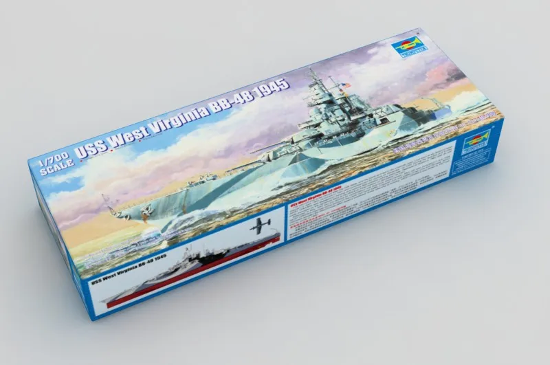 Trumpeter USS West Virginia BB-48 1945 1/700 ship model kit new 05772